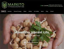 Tablet Screenshot of markitonutrition.com